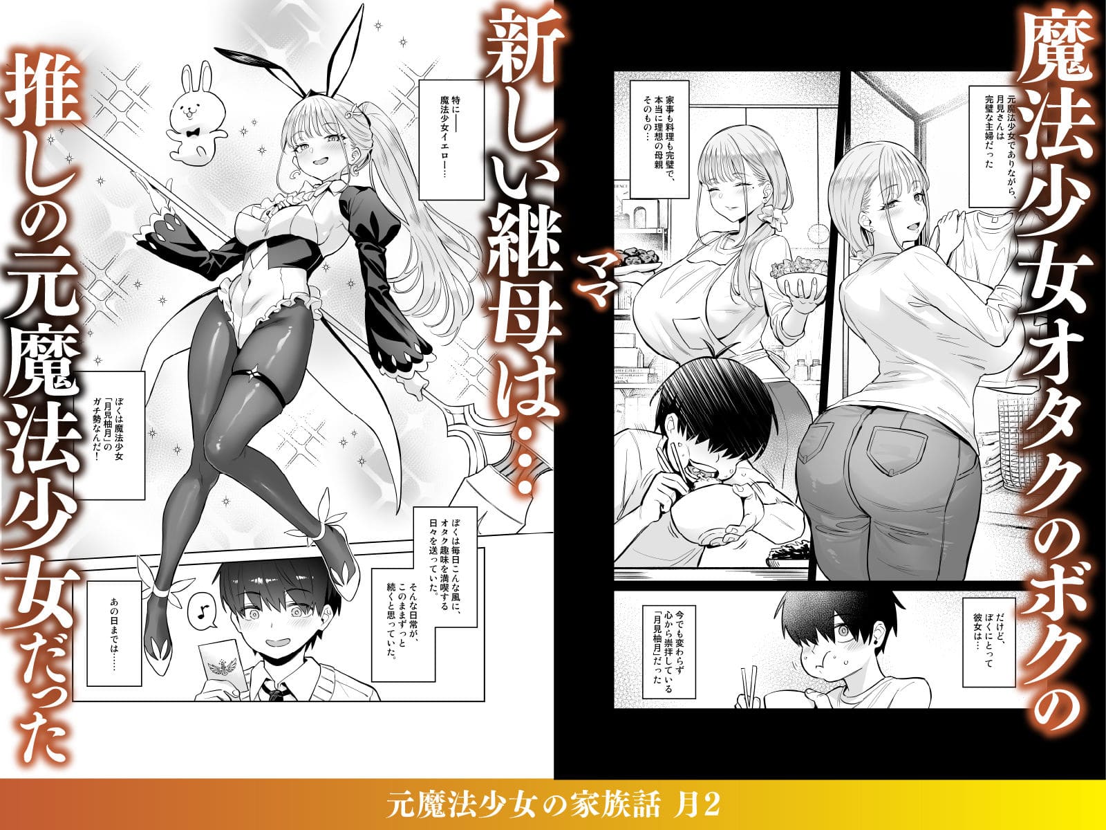 FANZA同人作品 COMEX「元魔法少女の家族話 月2」紹介画像